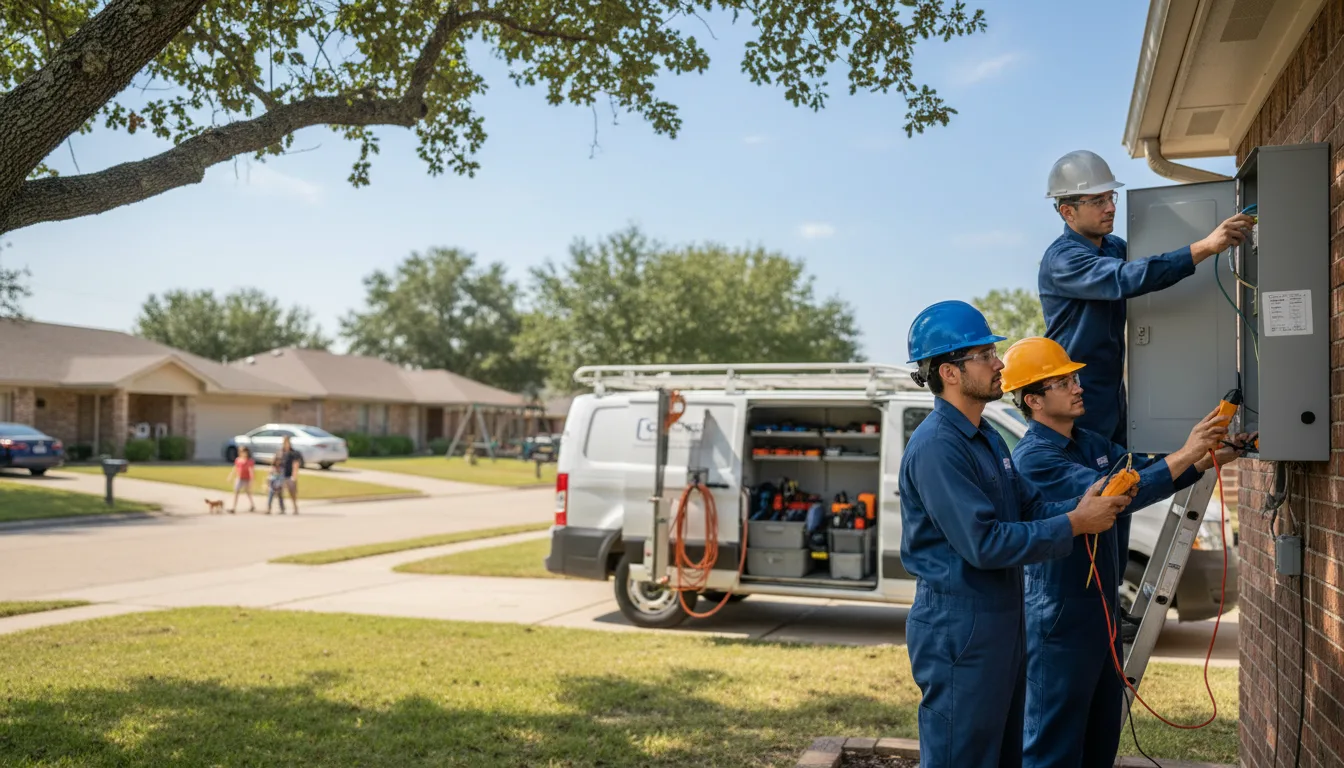 Certified electrician providing emergency electrical services in Curtis, NE